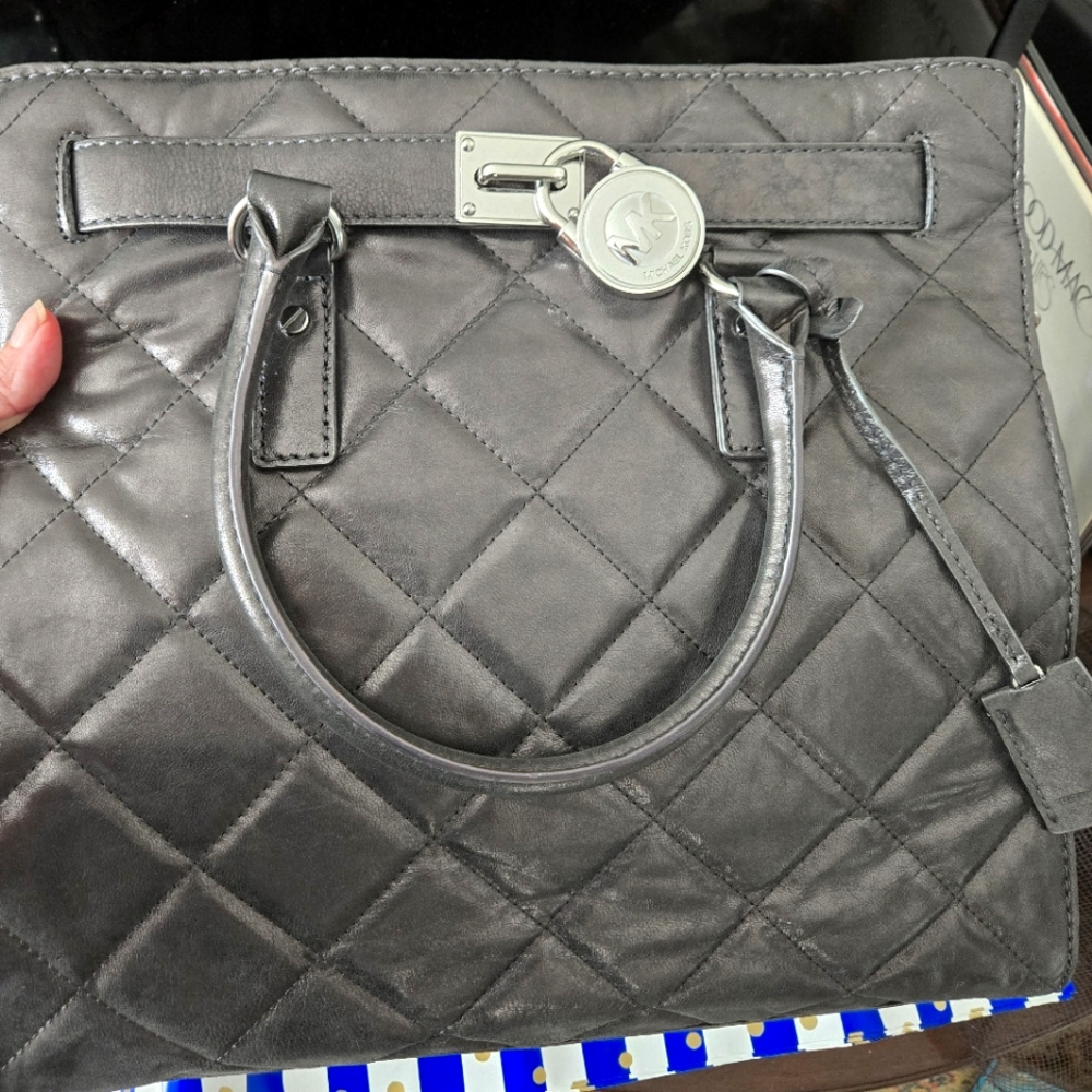 MICHAEL KORS **Authentic** Hamilton Quilted Tote LargeNWT 14 1/2"W x 13"H x 6"D